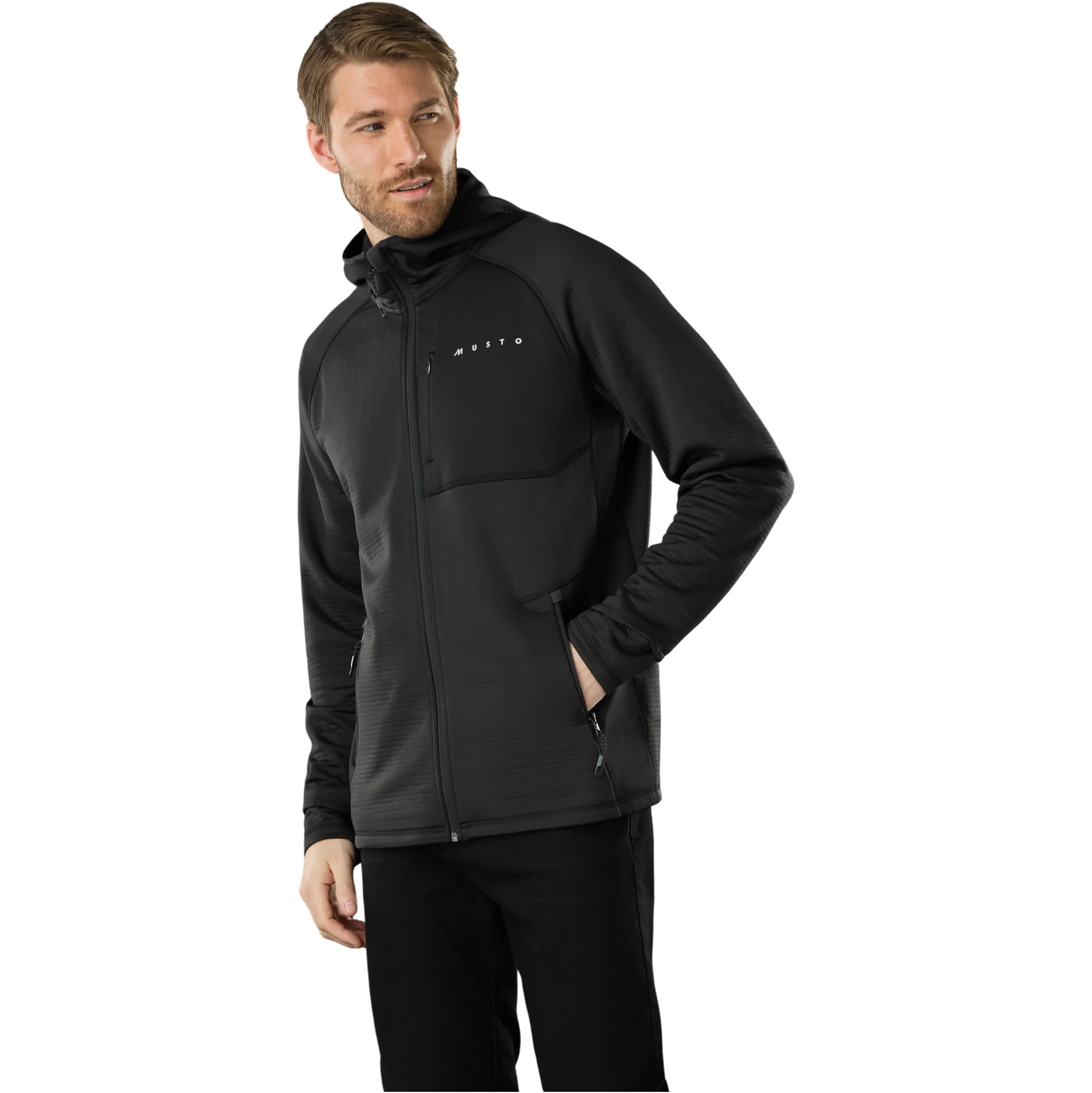 2026 Musto Männer Evo Thermo-Kapuzenjacke Tech FL Jacke 84188 - Black